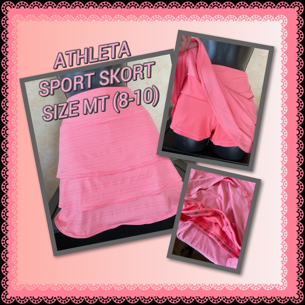 ATHLETA - Sport Skort Size MT (8-10) Med-Tall